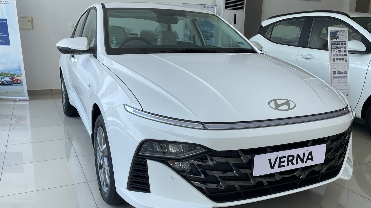 2023 HYUNDAI VERNA SX AUTOMATIC MODEL | WHITE COLOUR | DERA BASSI | PRICE & FEATURES | HINDI
