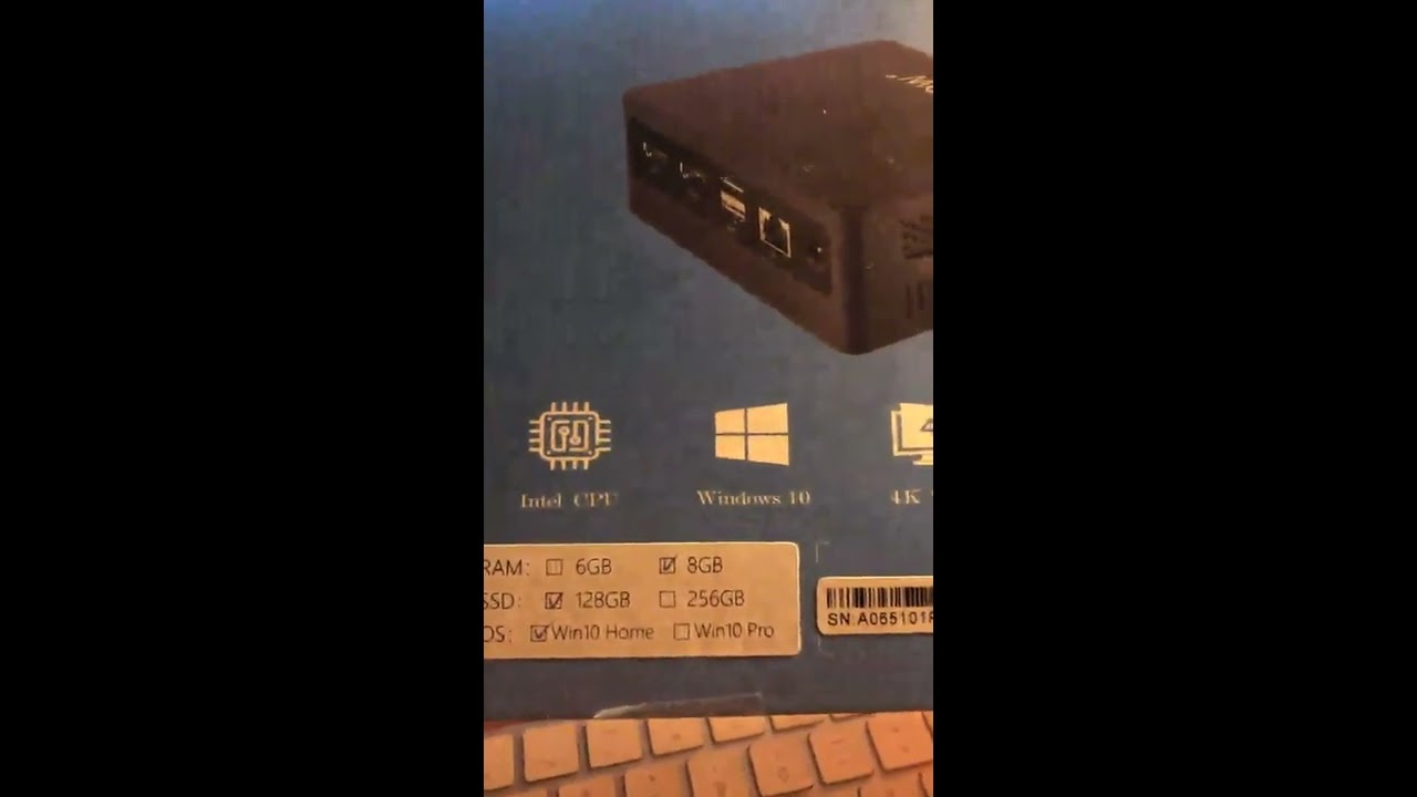 Unboxing Mini PC AWOW Mini Desktop Computer Windows 10 Intel Celeron J4115 Amazon Review