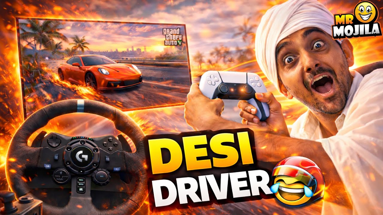 😂 Gujarati Comedy LIVE 🔴 | Gaming Comedy Show | Mr Mojila Live 😂