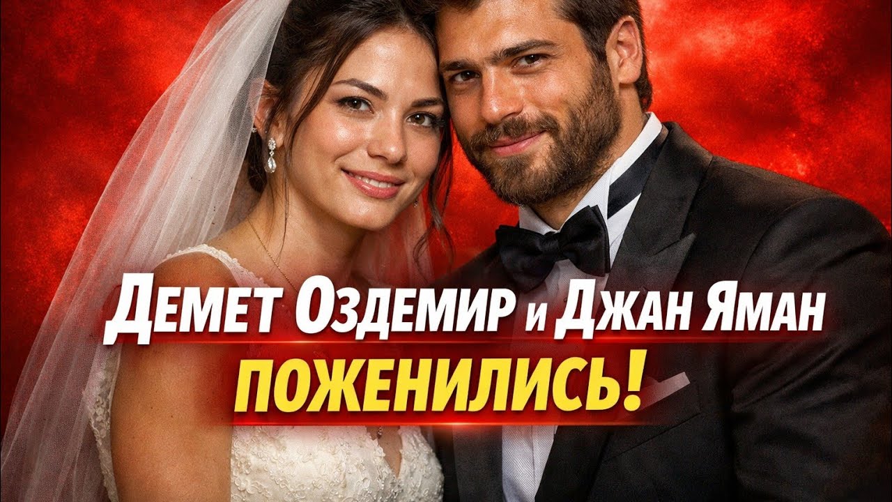 Неожиданно! Демет Оздемир и Джан Яман вместе у алтаря 💒