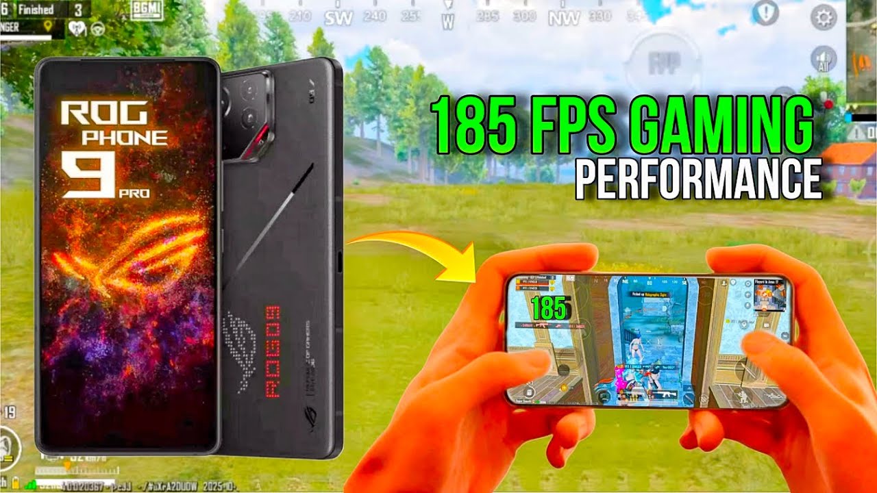 ASUS ROG PHONE 9 PRO BGMI GAMING PERFORMES REVIEW | HOW TO MANY FPS IS SUPPORTED IN BGMI ?🔥