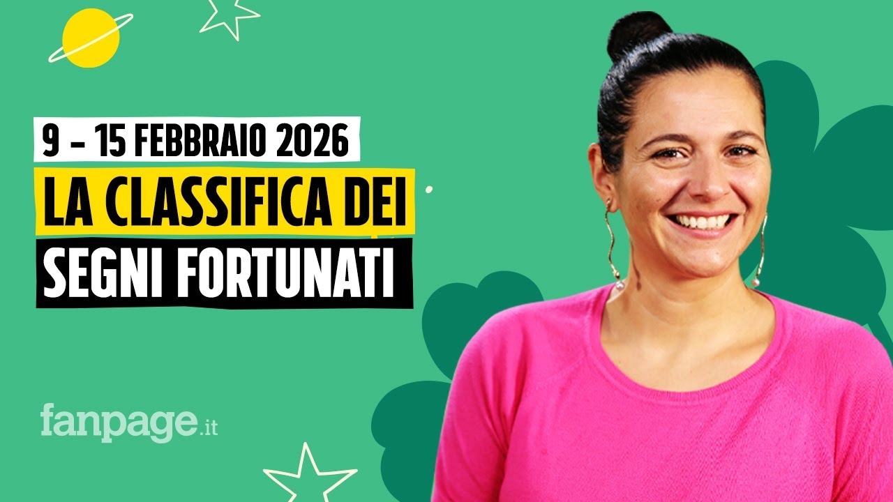 Oroscopo, la classifica dei segni più fortunati della settimana dal 9 al 15 febbraio 2026