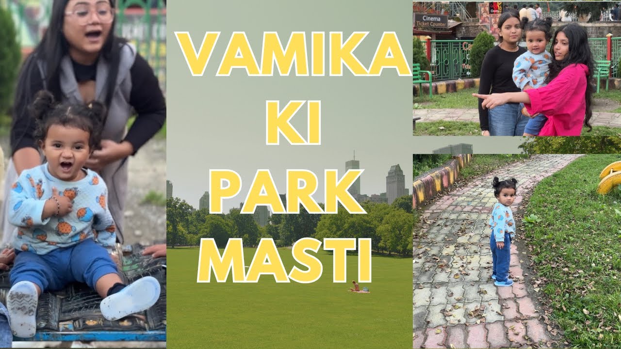 Vamika Ki Park Masti 🌳 + Kaichi Dham & Golu Devta Darshan | TheRVMLife