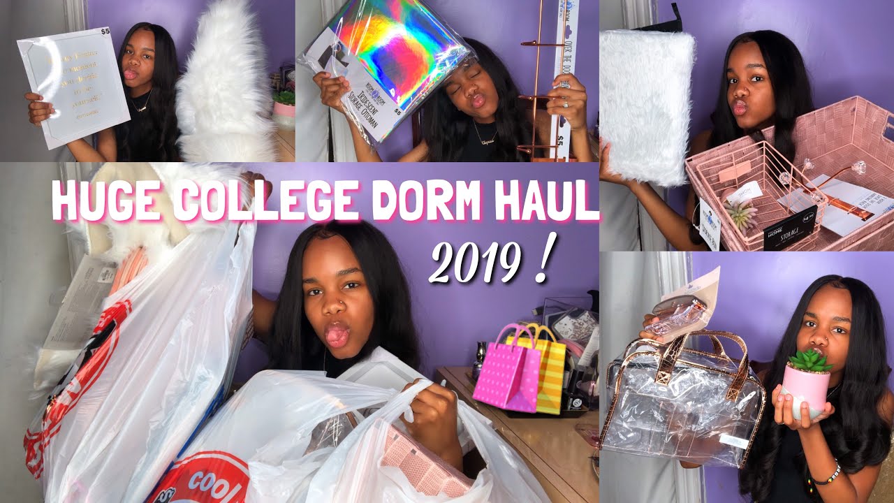 HUGE college dorm haul 2019 !