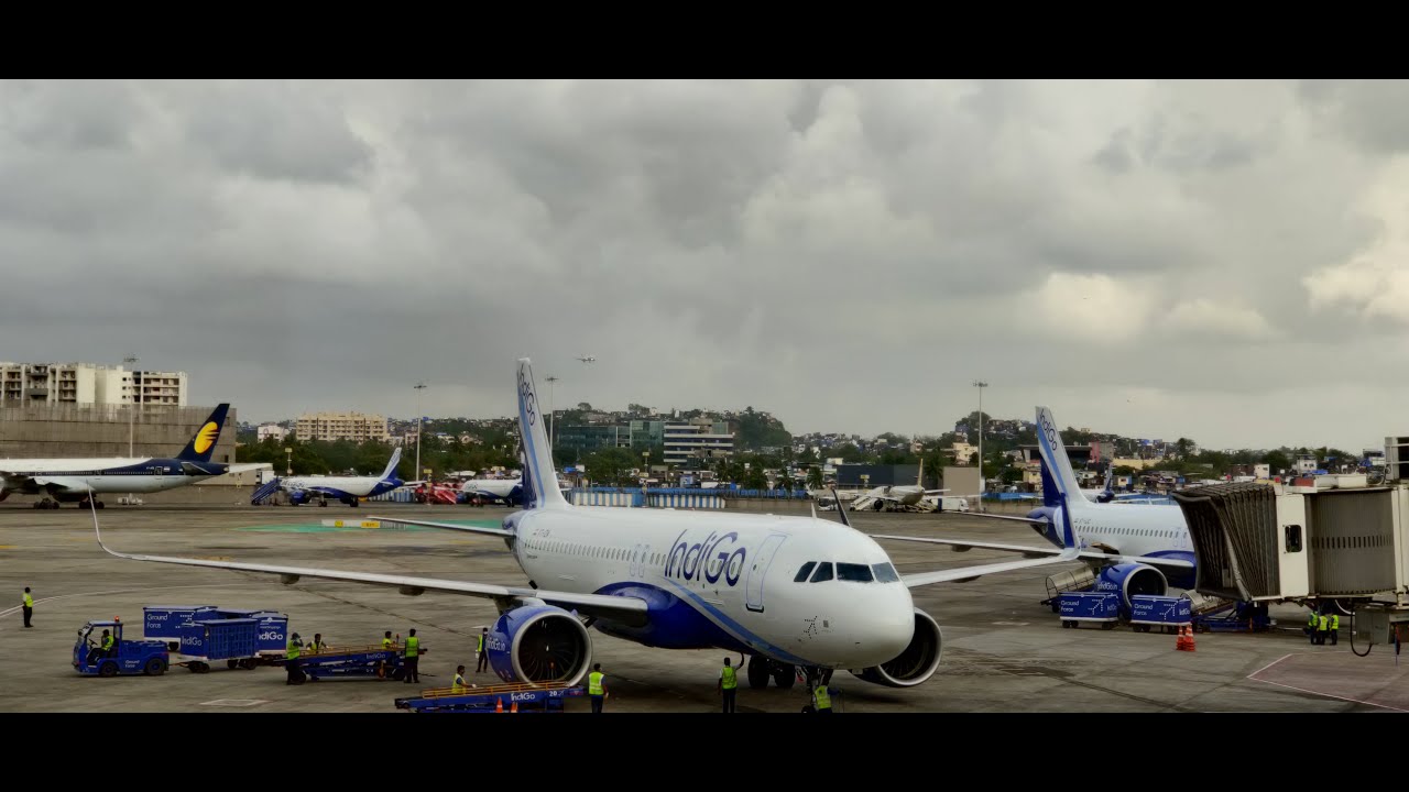 Full Flight Journey From Visakhapatnam(VTZ) to Mumbai(BOM) ll Take Off From Vizag& Landing in Mumbai