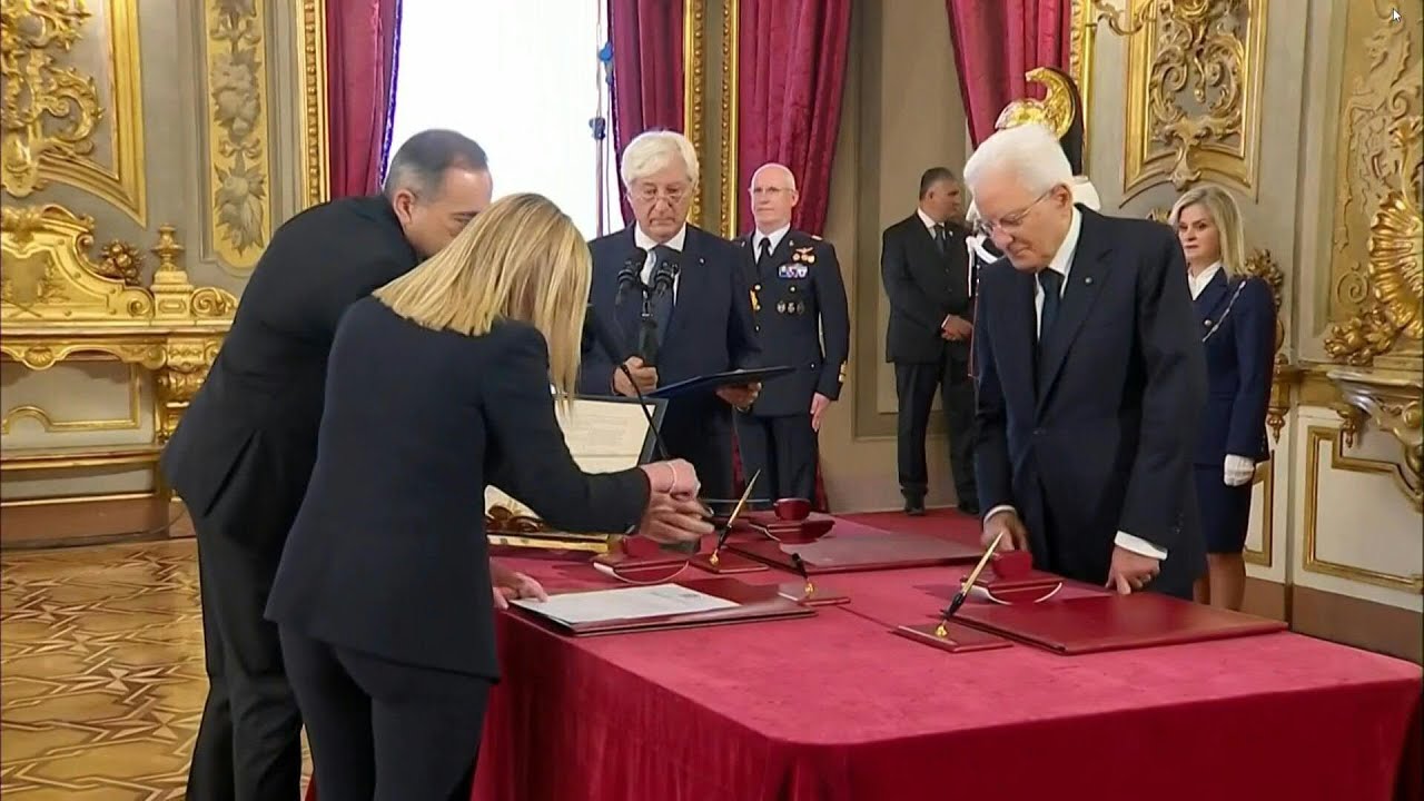 Swearing-in ceremony for Giorgia Meloni's new Italian government | AFP