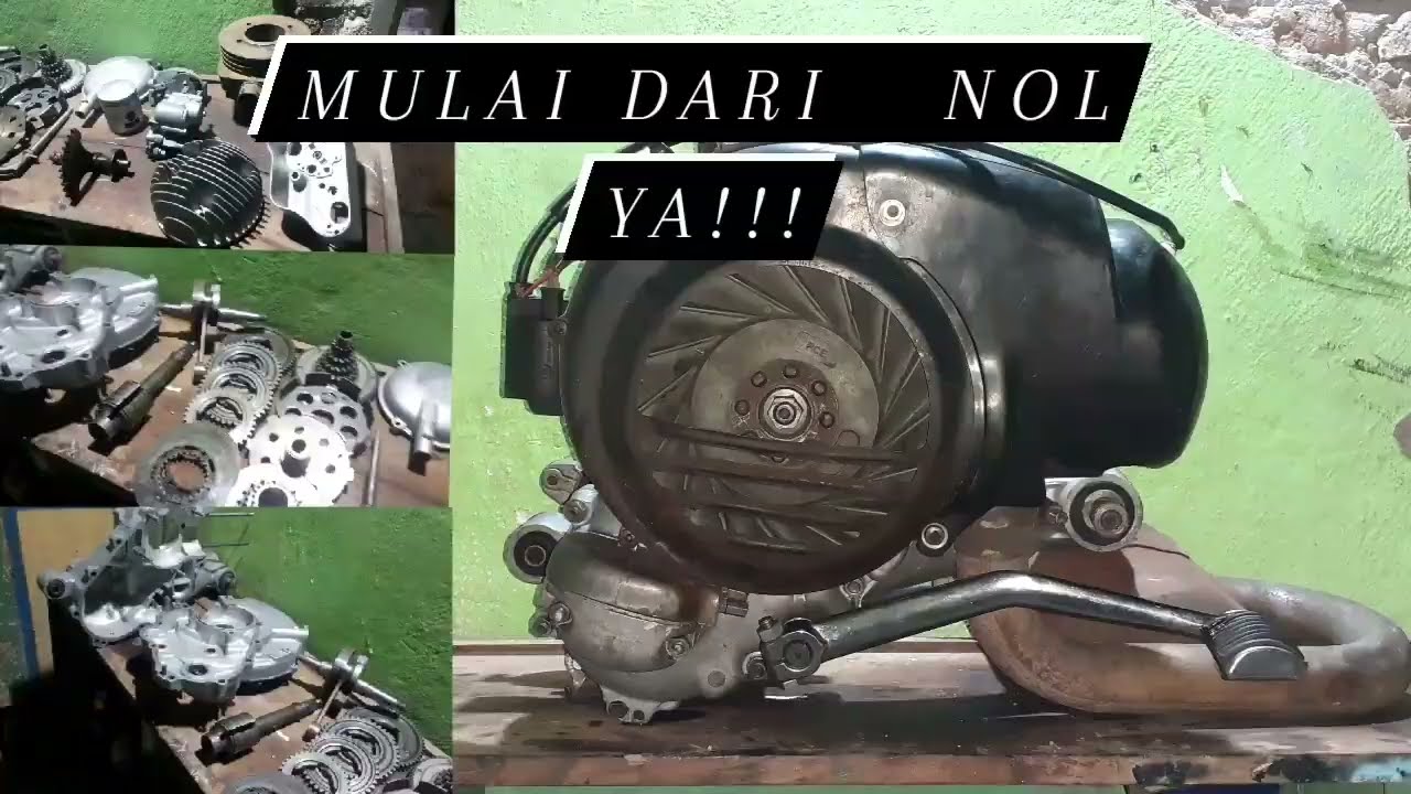 (REDJO DISAIN) MERAKIT MESIN VESPA PX 150 full untuk persiapan acara VESPA WORLD DAYS 2022