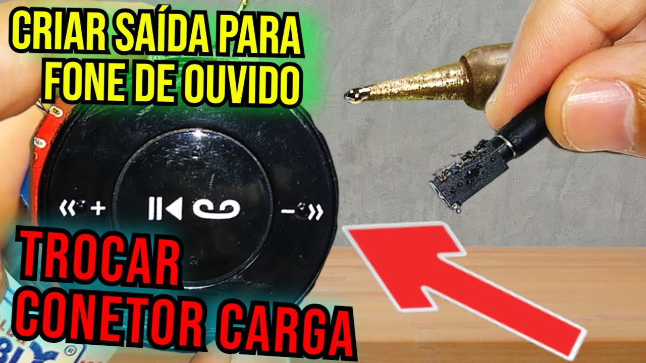 Como Criar  entrada para Ligar fone de ouvido Em aparelho e TROCAR CONECTOR MICRO USB falha carga