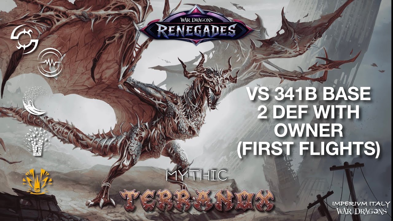 TERRANOX - RENEGADES MYT EARTH HUNTER (FIRST FLIGHTS) 67.1B VS 341B BASE - ImperivmItaly War dragons