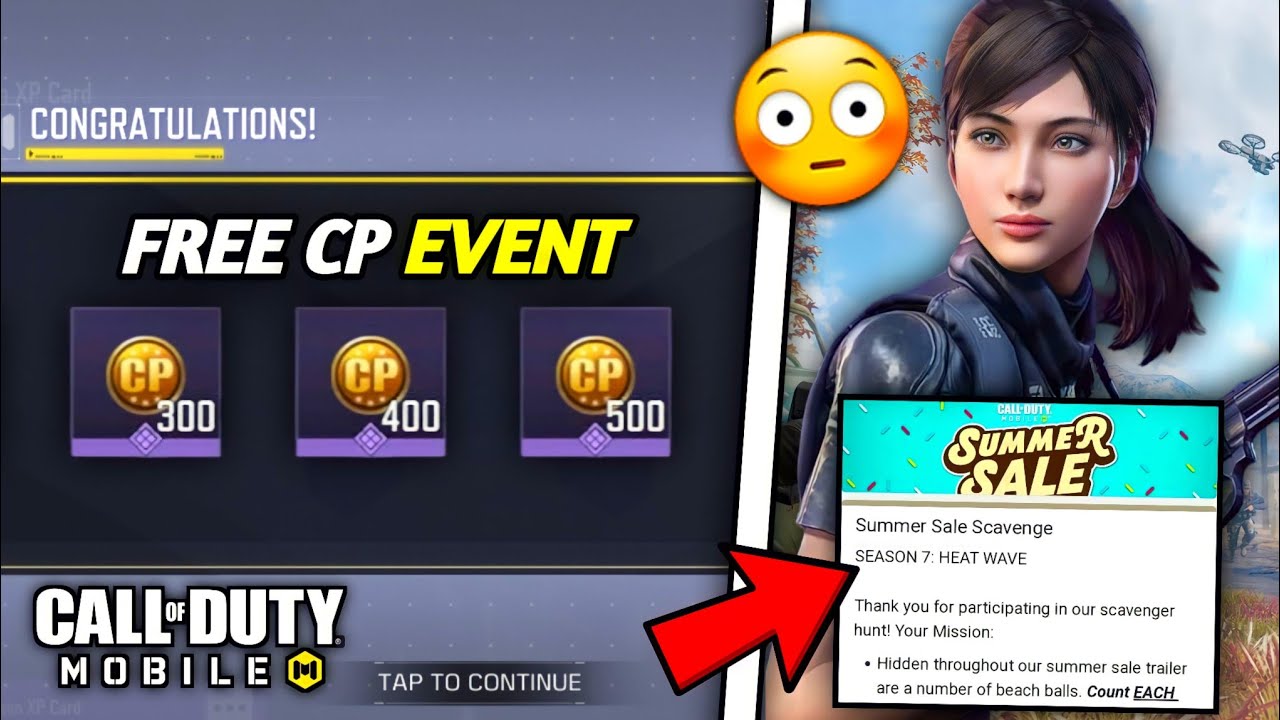 *NEW* Get 1000CP FREE! CP Event + Summer Sale & Huge Discounts + More! Cod Mobile Season 7!