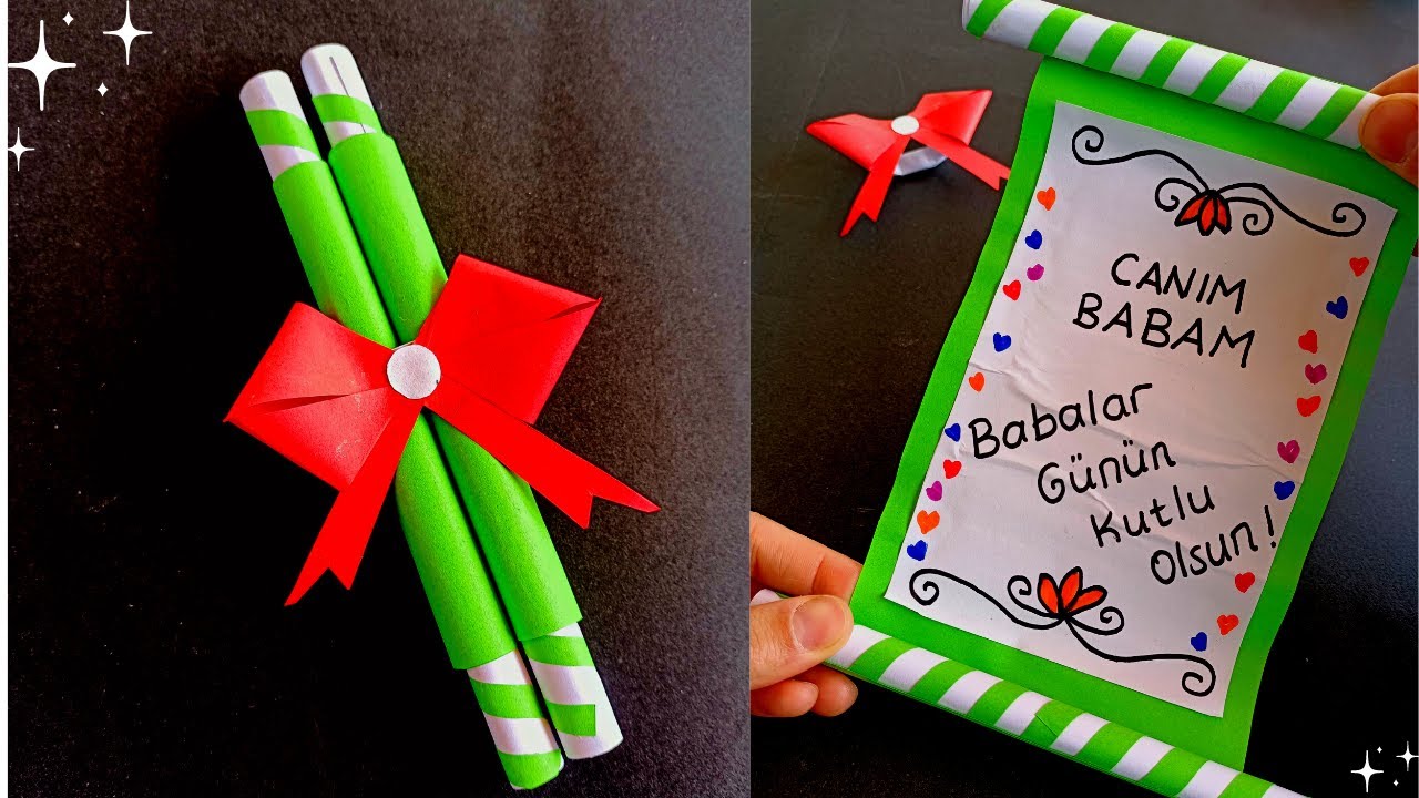 ПОДАРОК ​​НА ДЕНЬ ОТЦА ИЗ БУМАГИ 🤩 ПОДАРОК ​​НА ДЕНЬ ОТЦА, СДЕЛАННЫЙ ВРУЧНУЮ 👨‍👧‍👦