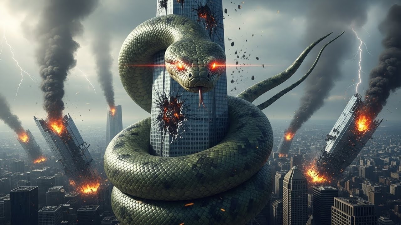 TITAN ANACONDA ATTACKS CITY! 🐍🔥 | Skyscraper Rampage