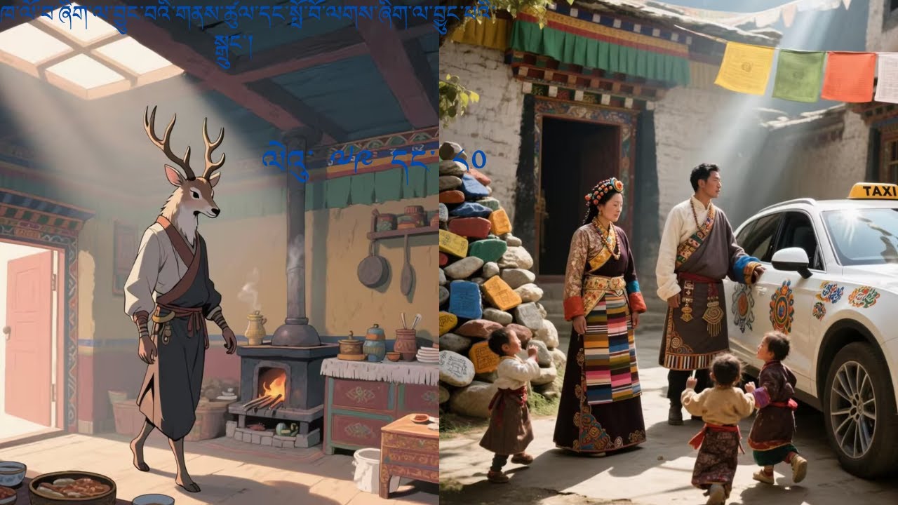 ཁ་ལོ་བ་ཞིག་ལ་ བྱུང་བའི་གནས་ཚུལ་དང་ སྤོ་བོ་ལགས་ཞིག་ལ་བྱུང་པའི་སྒྲུང་།