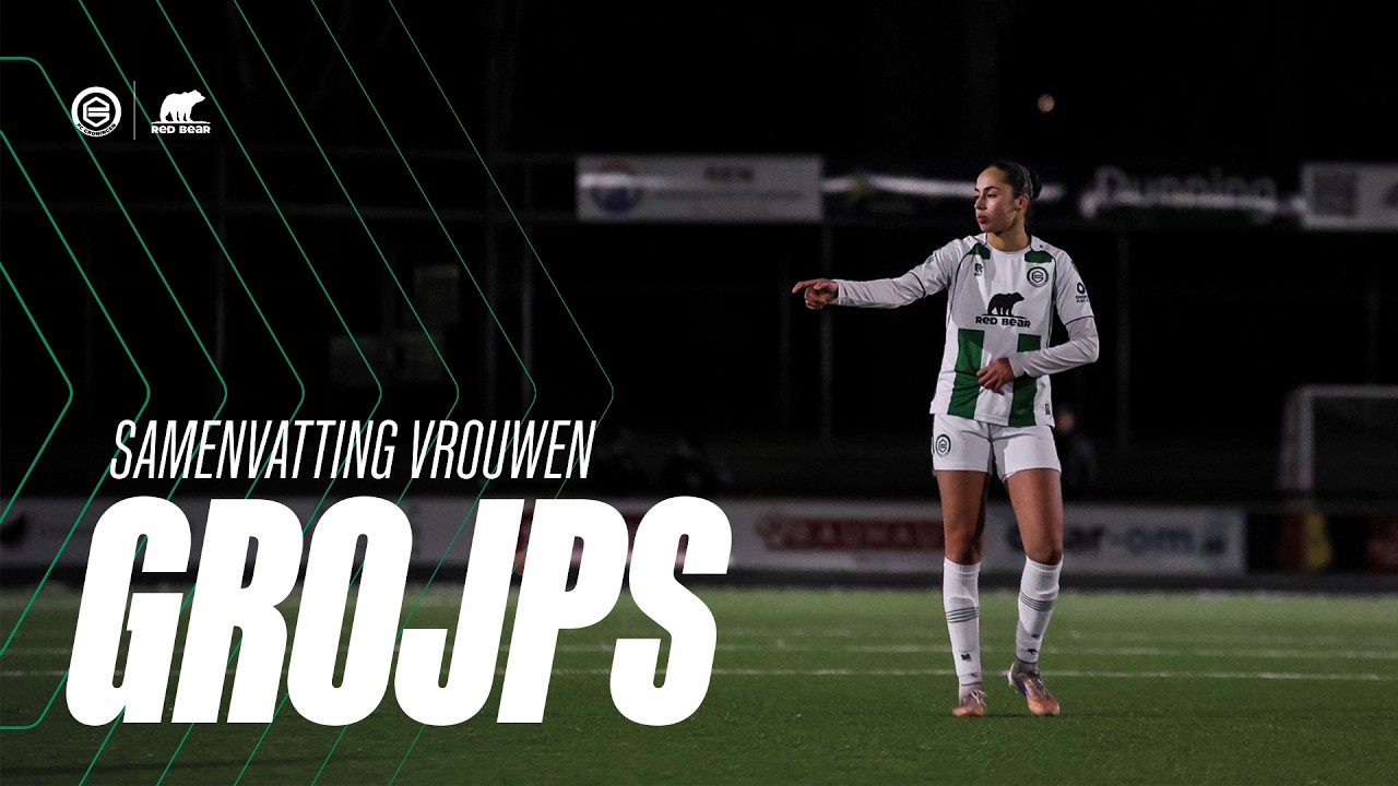 FC Groningen Vrouwen - Jong PSV | Samenvatting