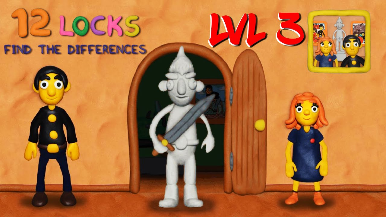 12 LOCKS Find The Difference - Level 3