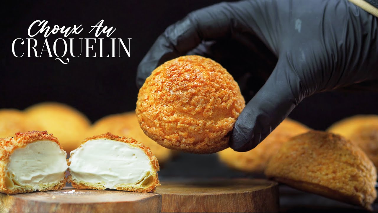 Choux Au Craquelin | Cream Puffs !! | The Golden manifest Of French patisserie