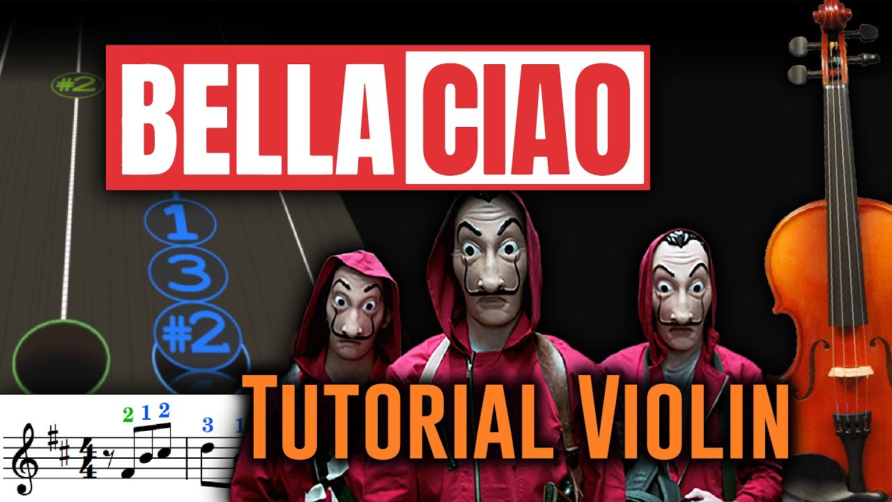 Bella Ciao - Tutorial - Violín Play Along 🎻