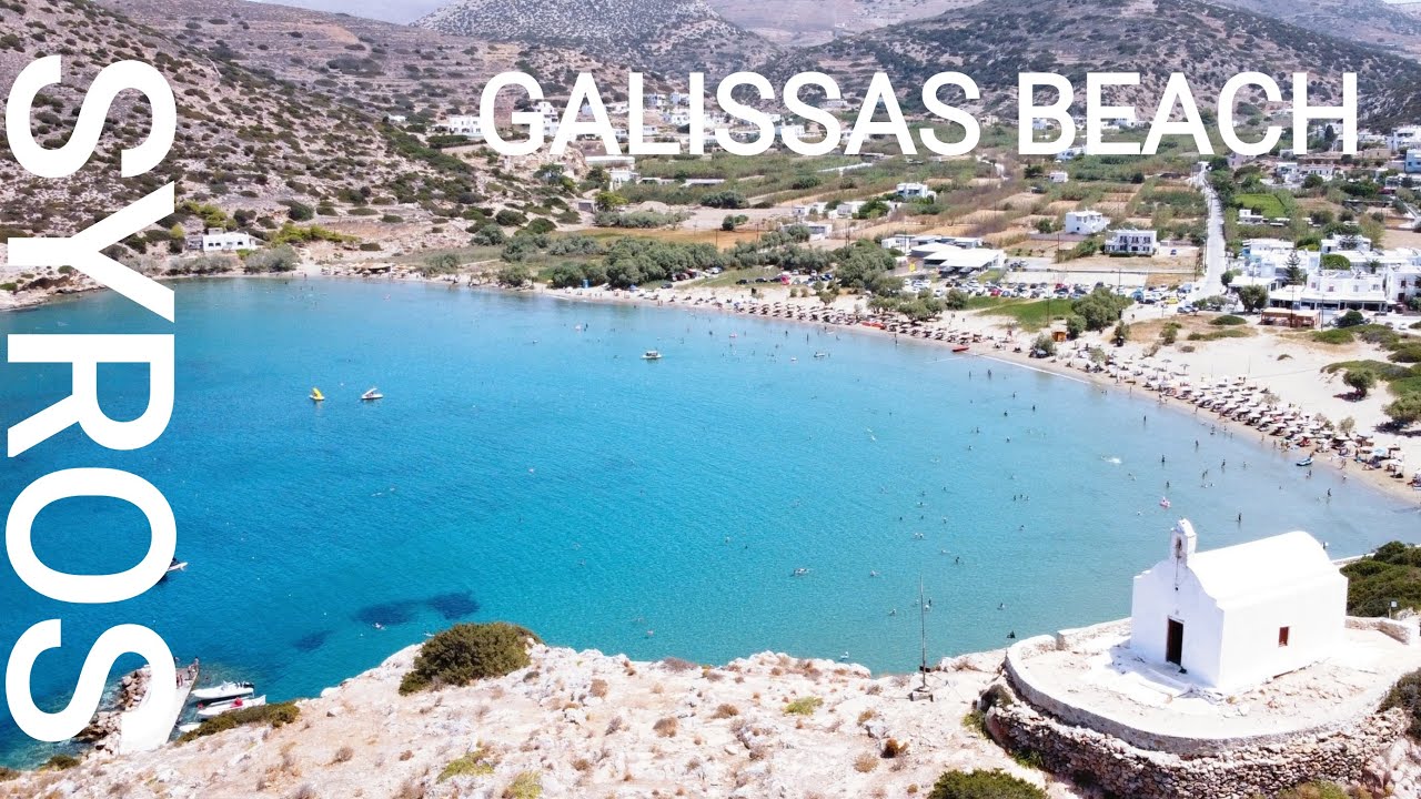 Galissas Beach & Saint Pakou – Syros | Greece [4K]