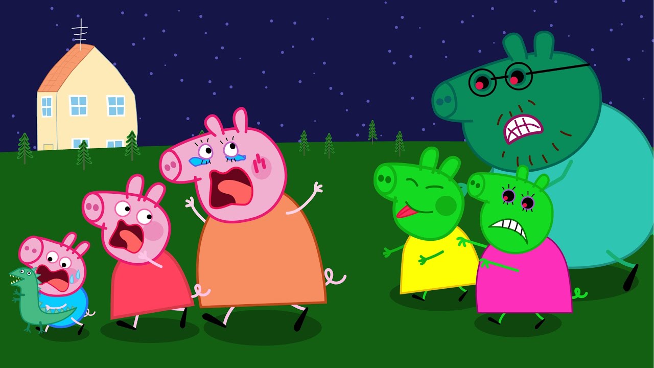 Peppa Pig and Zombie Eat Cake! Zombies Appear At The Peppa House! | Peppa Pig Funny Animation