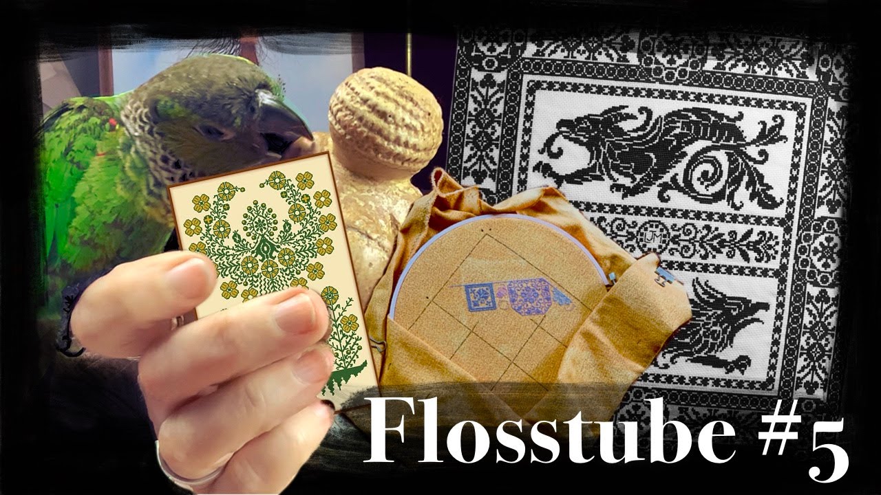 FLOSSTUBE 5 / Dragons is finished! Plus 2 new starts including a #strawberrymoonsal Summer is here!