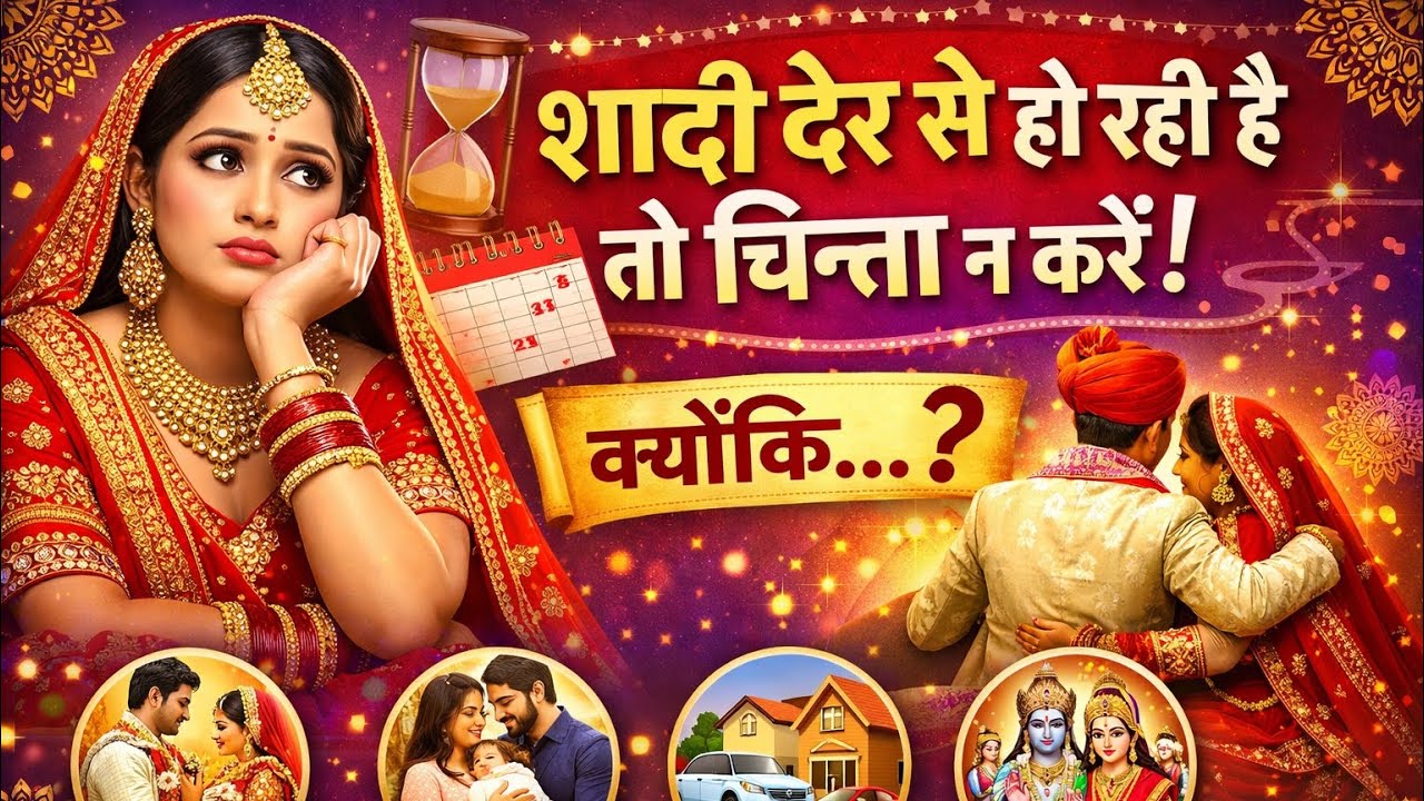 शादी देर से हो रही है तो चिन्ता न करें। क्योंकि …?