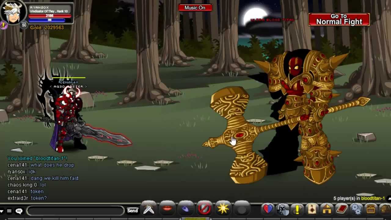 AQW - Blood Titan Challenge