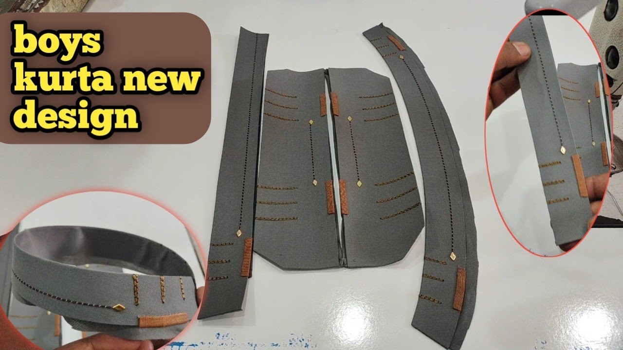 New Design Gents Kurta 2024 //Step by Step Easy Design Gents Kurta 👔✂💯