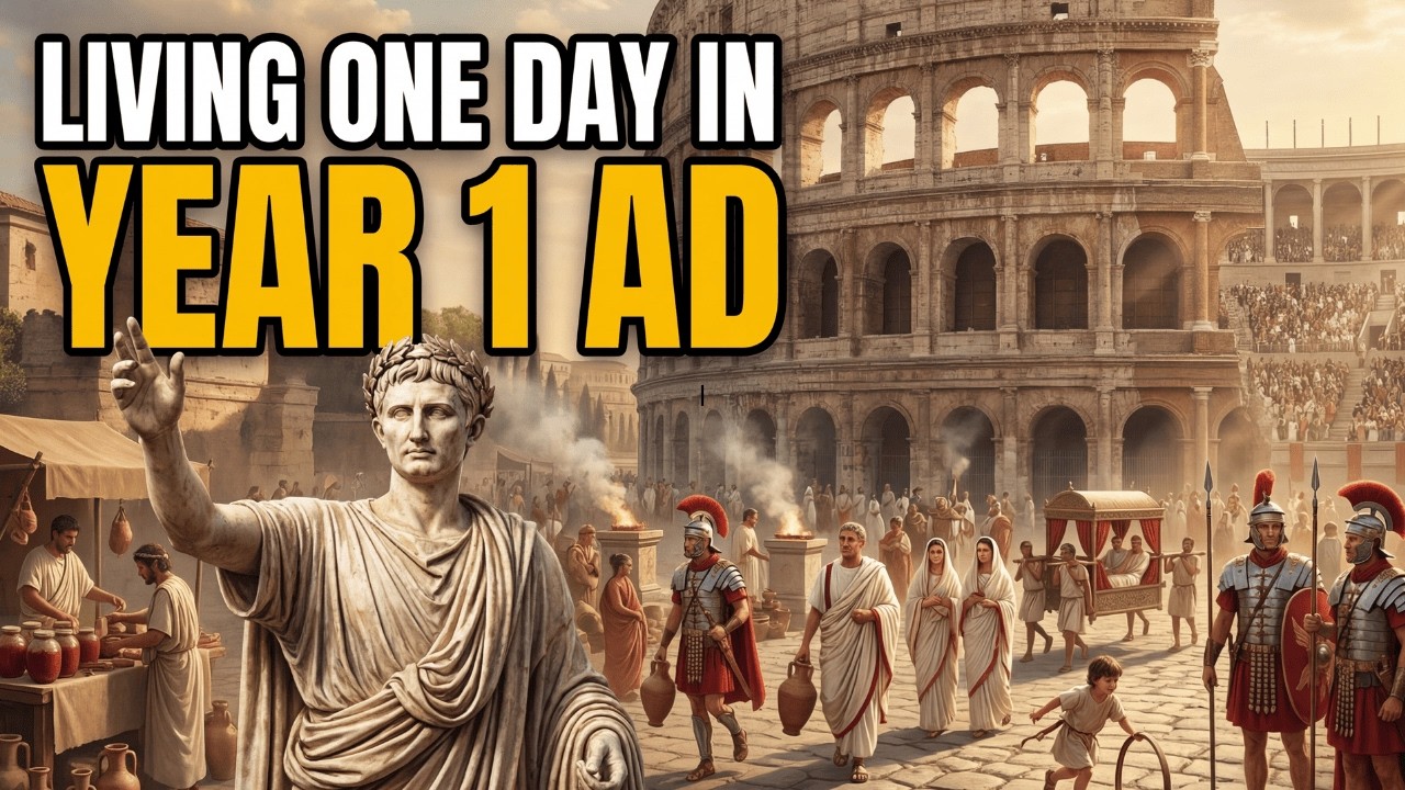 Living one day in the year 1 AD — the Roman Empire ruled the world |AI Reconstruction