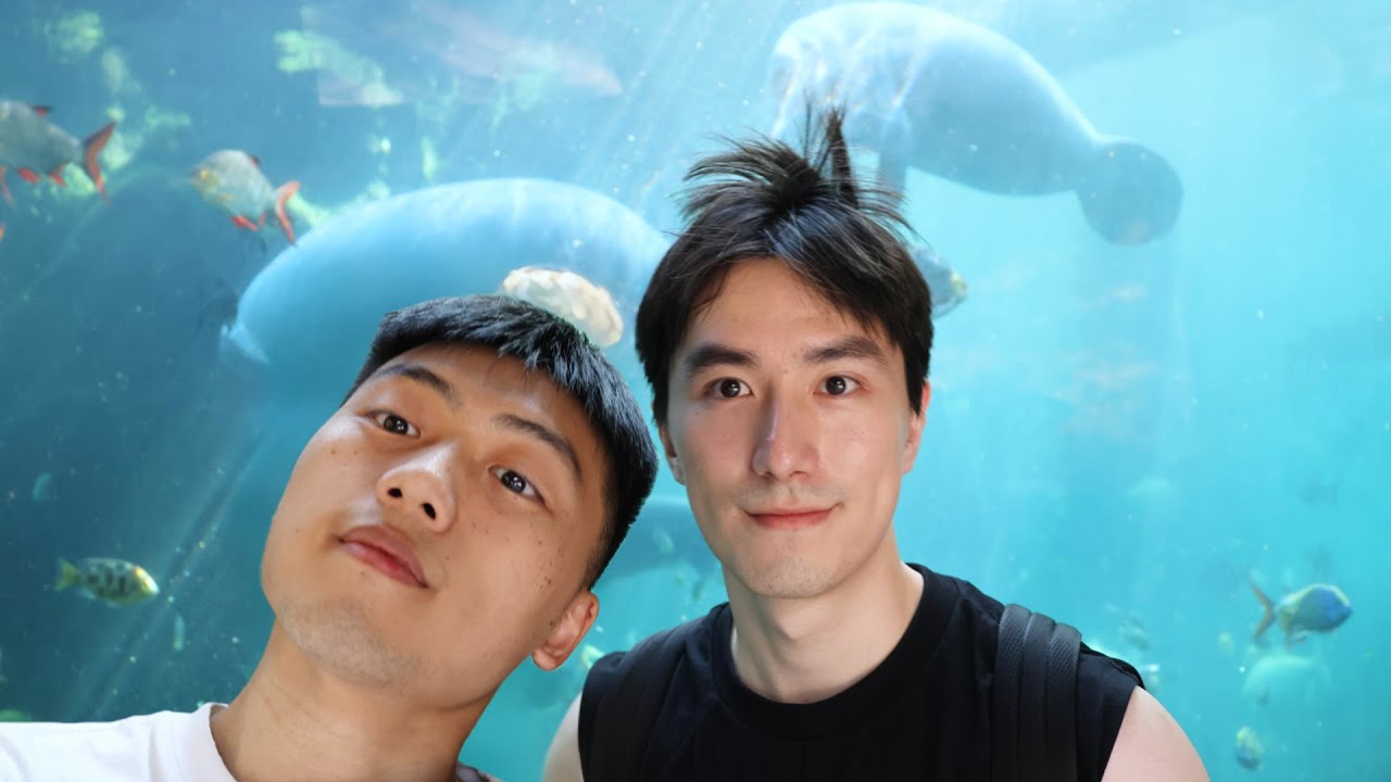 两个男生的海洋一日！🔥终极珠海长隆海洋一日游！攻略(上)  双人暴走：最刺激鹦鹉过山车+冰山过山车+超级激流 ｜珠海游乐园｜中国旅行｜广东旅行｜夫夫日常｜夫夫vlog｜珠海旅行
