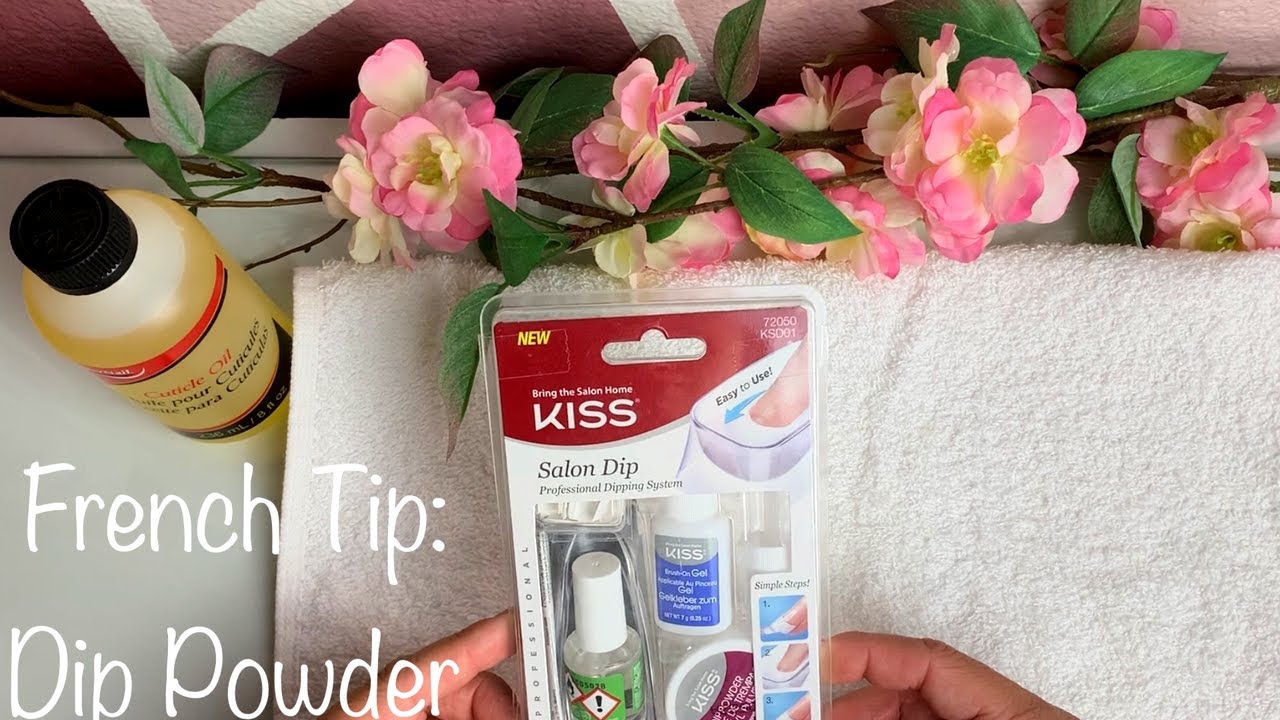 DIY Kiss Dip Powder Nail Kit | French Tip Manicure