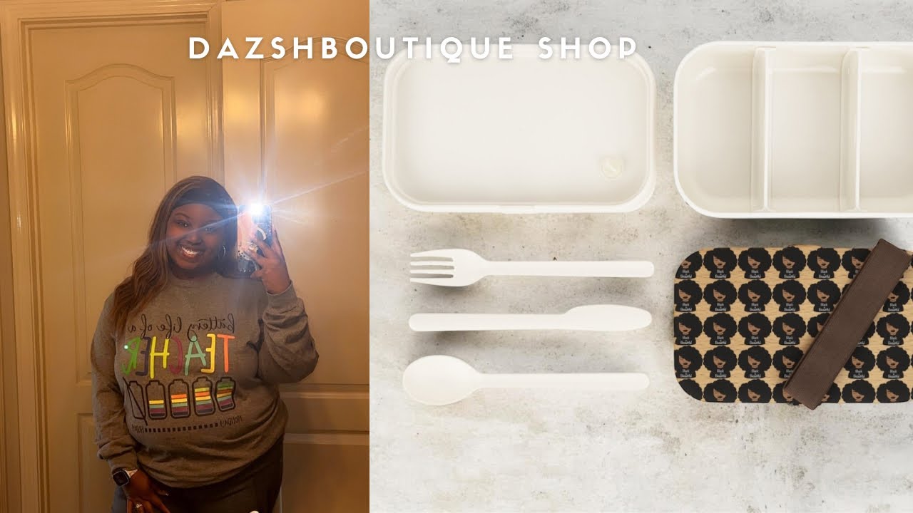 Teacher Merch Work Life & Bento Box Unboxing | Dazsh Boutique