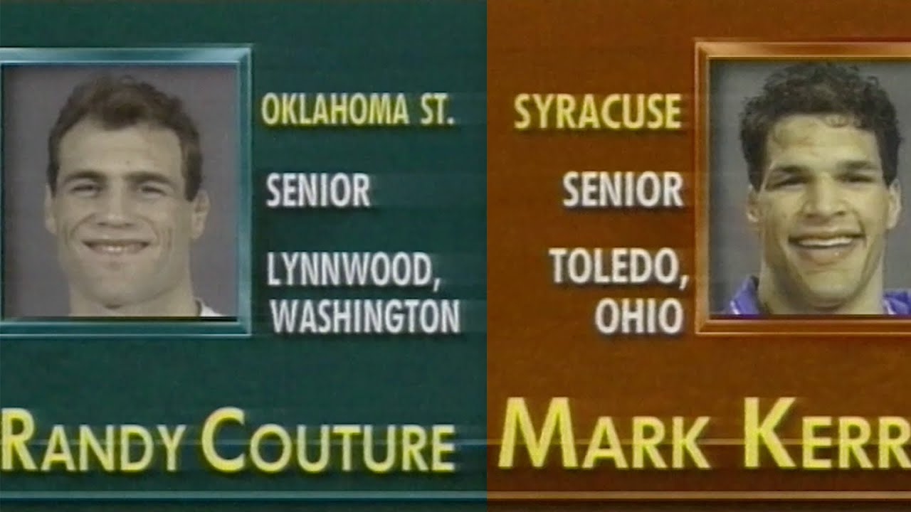 'The Smashing Machine' Mark Kerr vs. Randy Couture: 1992 NCAA wrestling highlights (190 lbs.)