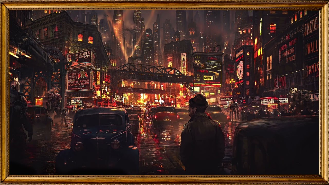 New York TV Wallpaper Framed 1 Hour | TV Wallpaper 2K