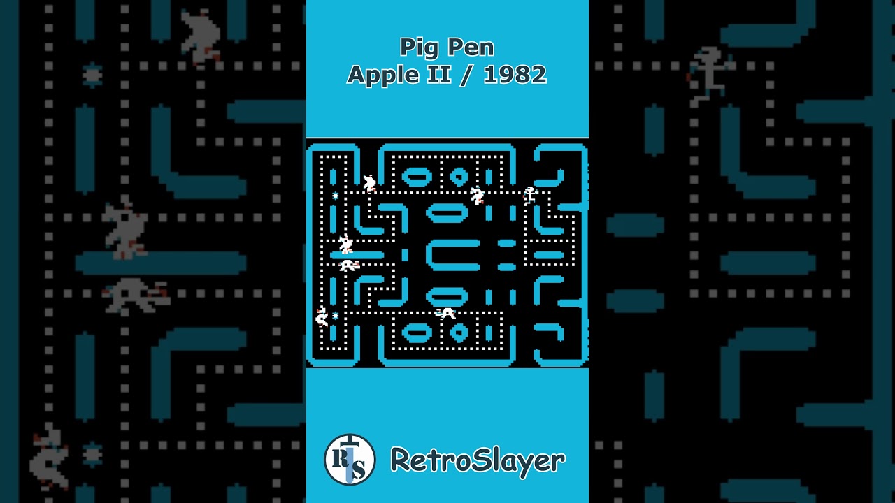 Pig Pen Gameplay Apple II 