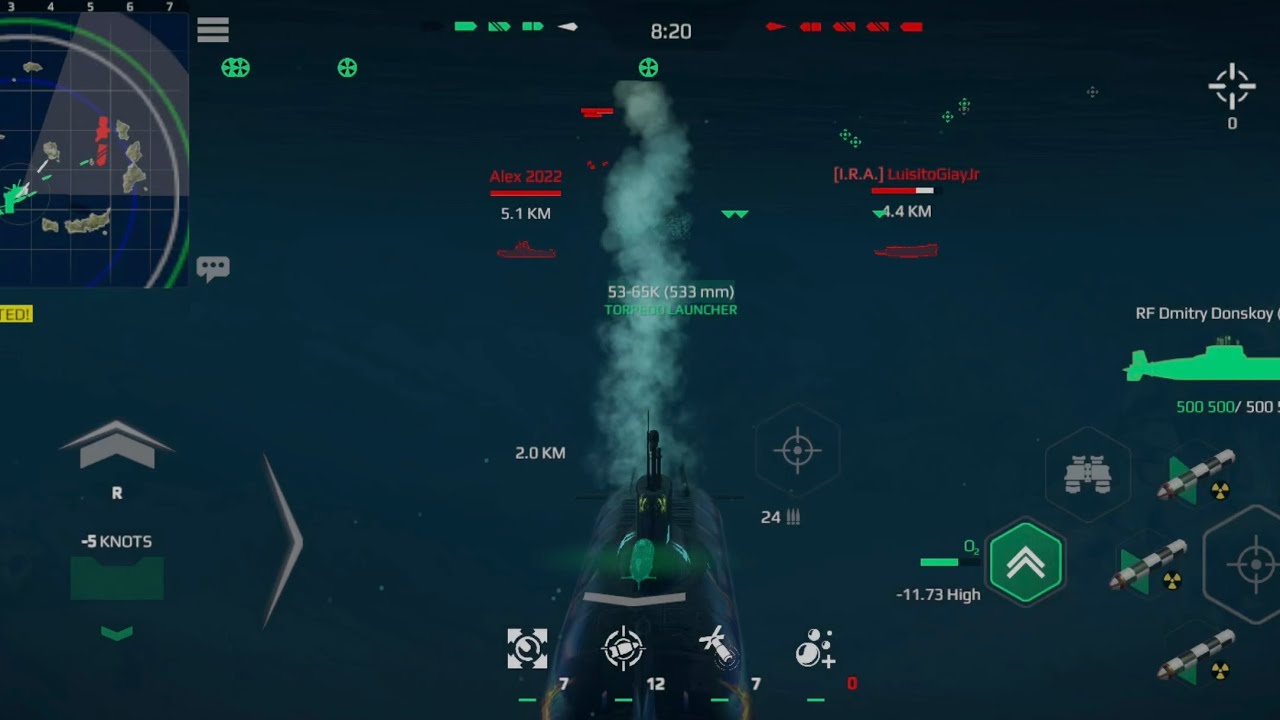 Assassin Below, Missiles Above [RANKED MODE] - Modern Warships Gameplay