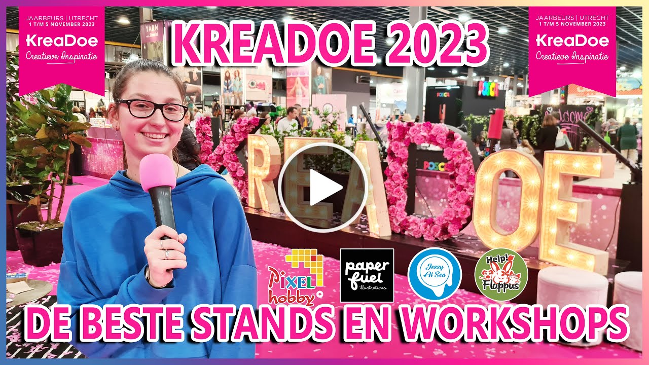 DE KREADOE 2023 DIY BEURS MET WAX STAMPING, PIXEL ART, WORKSHOPS EN NIEUWE TRENDS VOOR 2024 - 