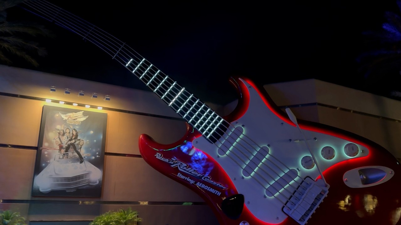 Farewell, Rock'n Roller Coaster starring Aerosmith Full Ride POV