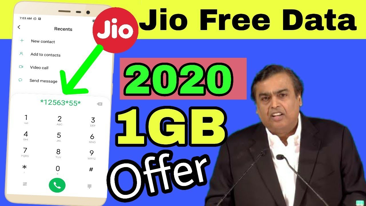 Jio free data offer 2020 ! How to get free data on jio number