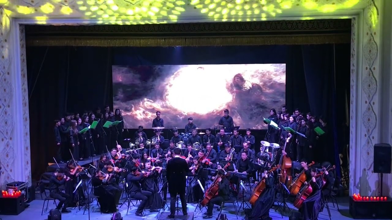 Andijon Yoshlar simfonik orkestri Ijrosida Carmina burana Dirijyor Akmaljon Sattarov 