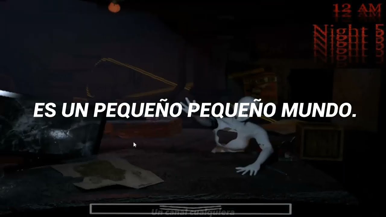 la canción del final de fnati The end of disney. (its a small World fnati lyrics español)