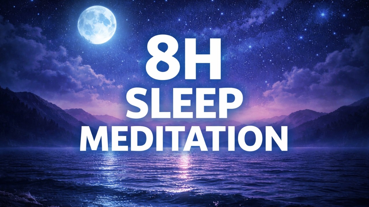POSITIVE WAVES | 8 Hours Sleep Meditation Music 🌌 Overnight Relaxation
