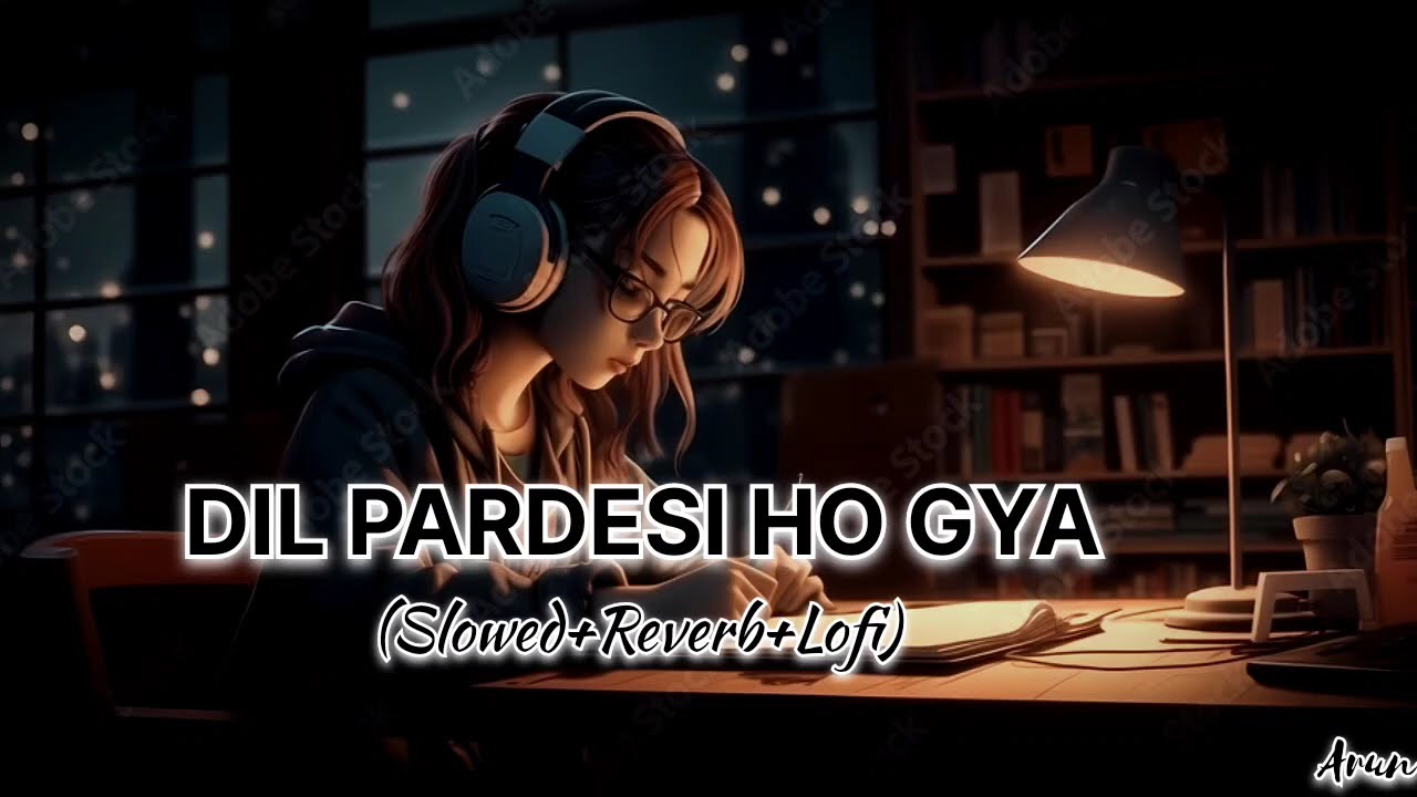 Dil Pardesi Ho Gaya (Slowed+Reverb+Lofi) / Dil Pardesi song/ #lofi #oldsong #oldisgold #90severgreen