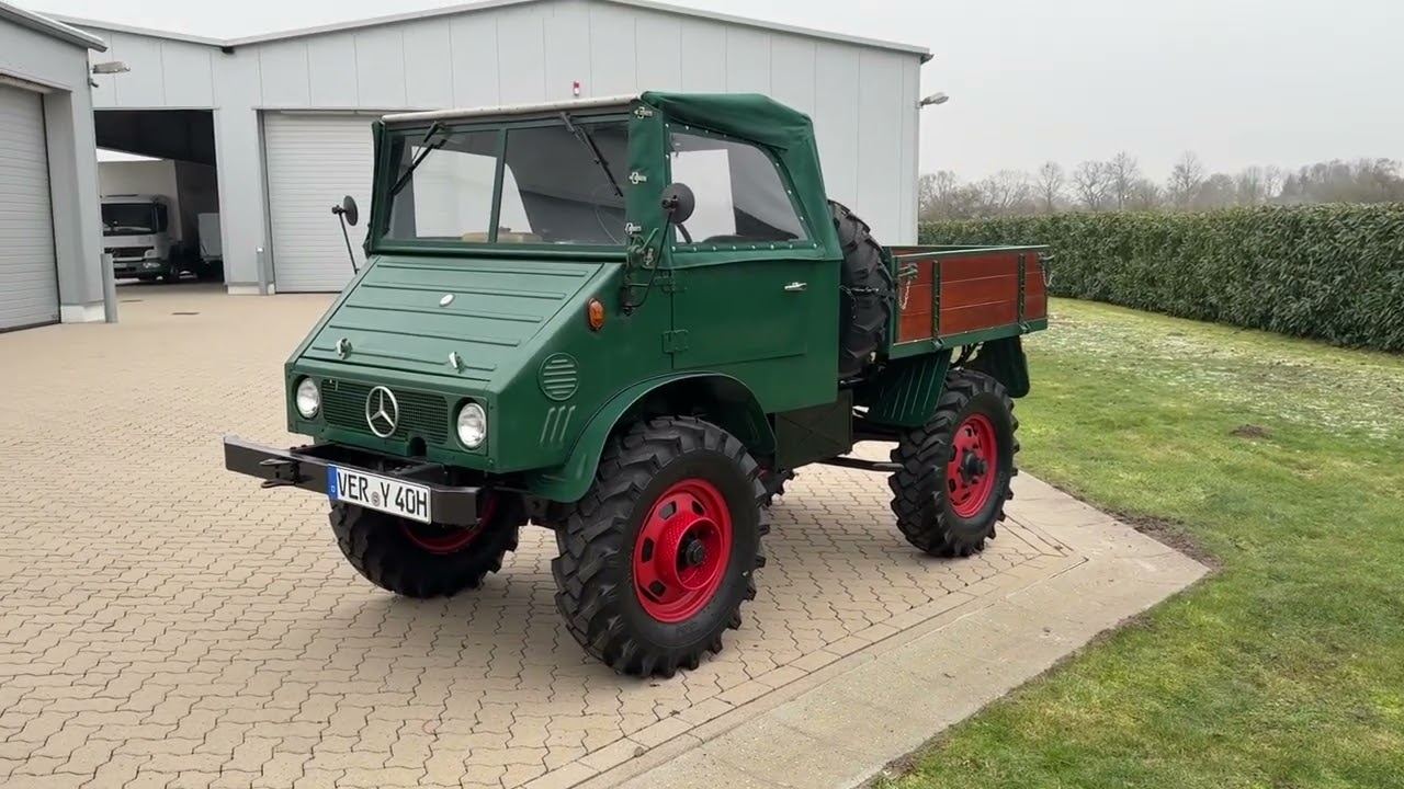 Mercedes‑Benz Unimog 411‑30 (1959) – Walkaround, Interior & Engine