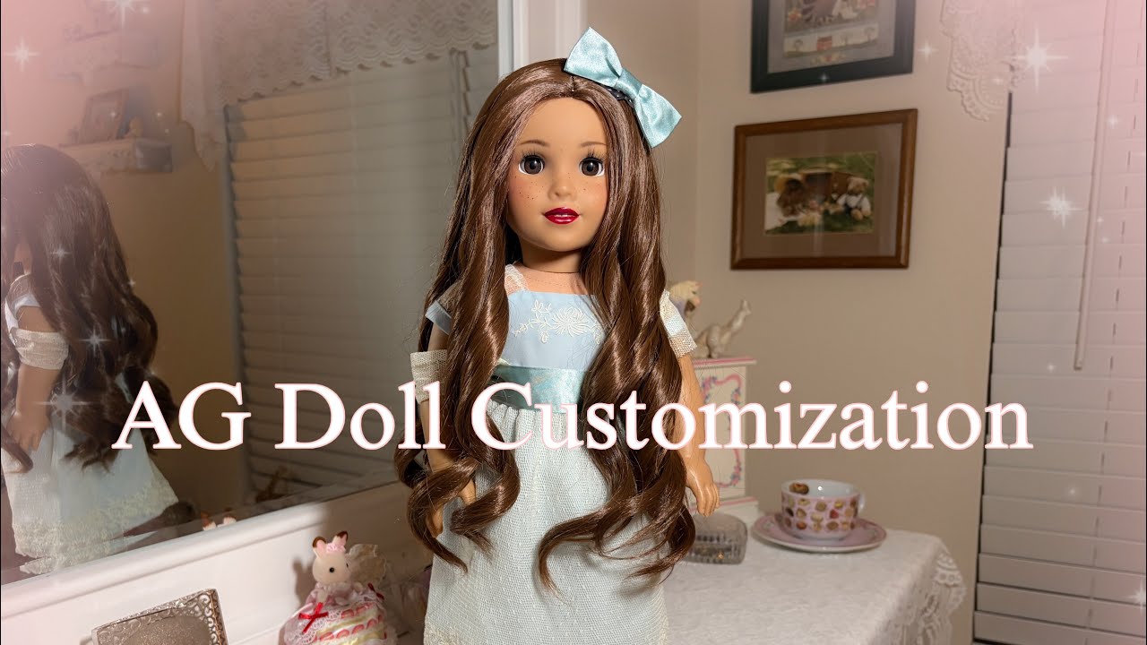 My first time customizing an American girl doll￼￼ ♡