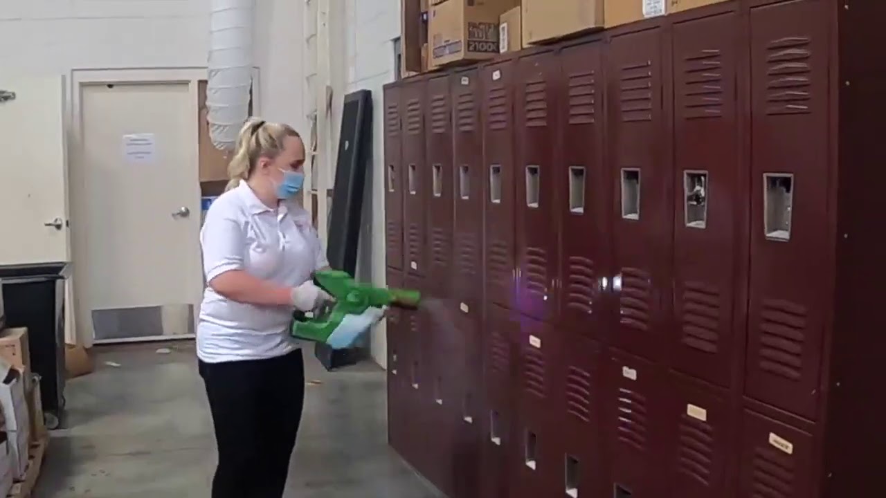 Disinfecting Services using Victory Electrostatic Sprayer - COVID-19 Cleaning method