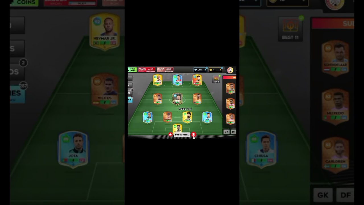 🔥 Neymar Jr. MAXED OUT in DLS25! ⚽💥From 85 ➝ Full 95 Beast Mode #dls25 #neymar #neymardls #kalnik