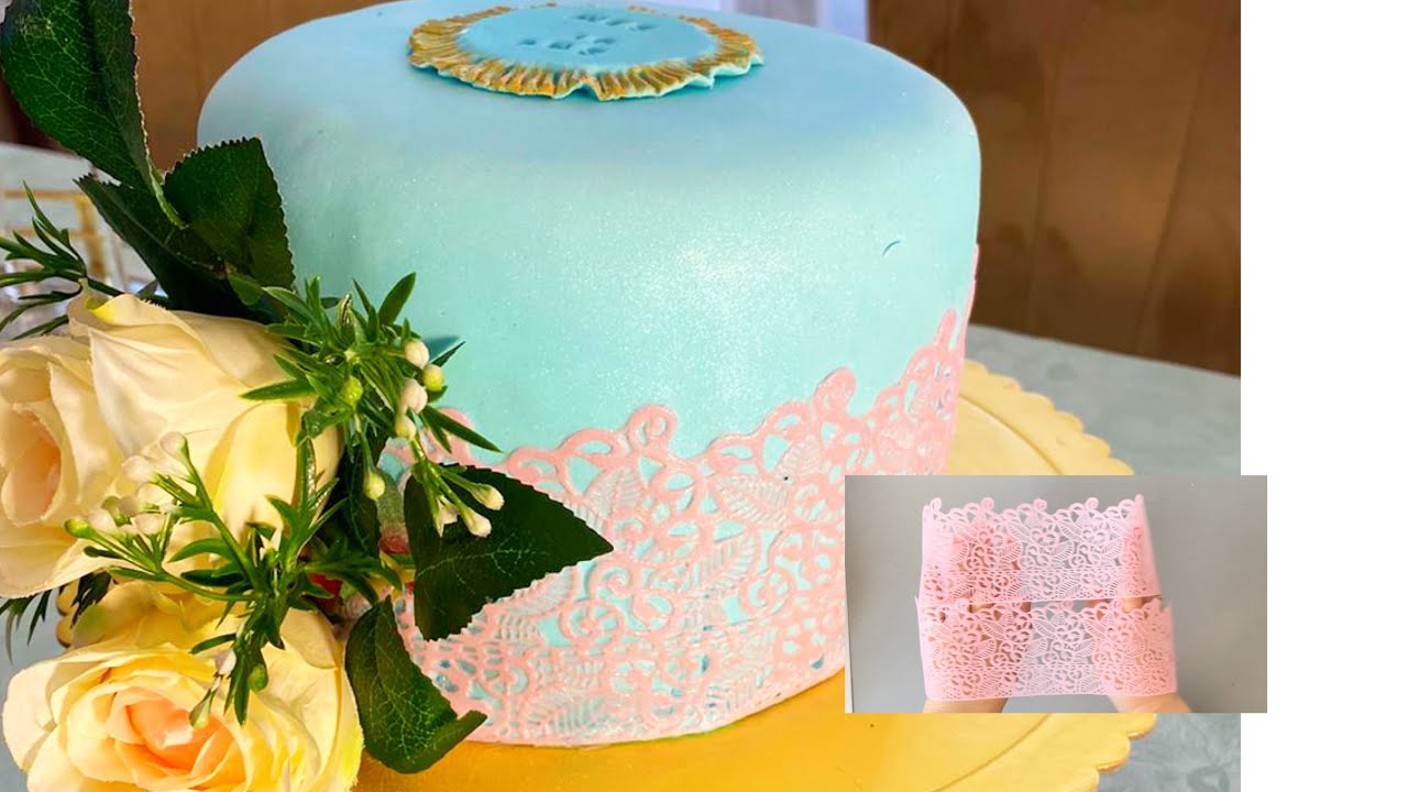 Comment réaliser la Dentelle comestible /دانتيل بالمايزية و السكر