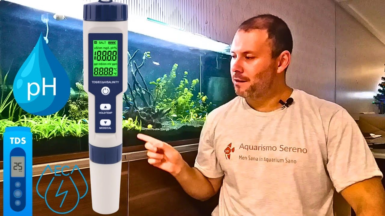 🔴 Цифровой прибор для измерения pH, TDS, EC, Salinity и температуры с высокой точностью