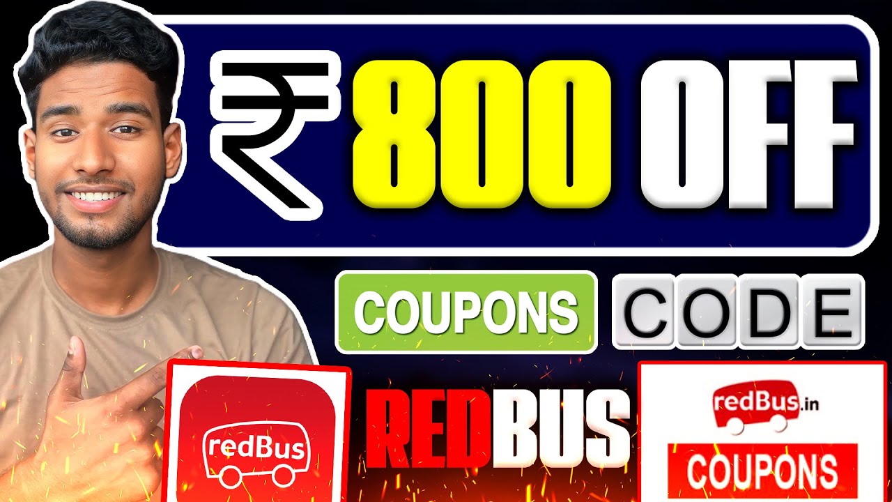 🔥 RedBus Coupon Code Today 2026 🚌💸 Instant Discount on Bus Tickets! ⚡