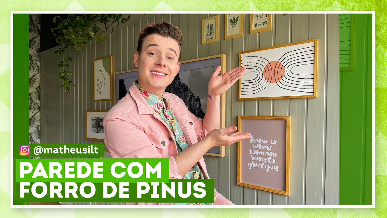 Como fazer parede com forro de madeira com Matheus Ilt
